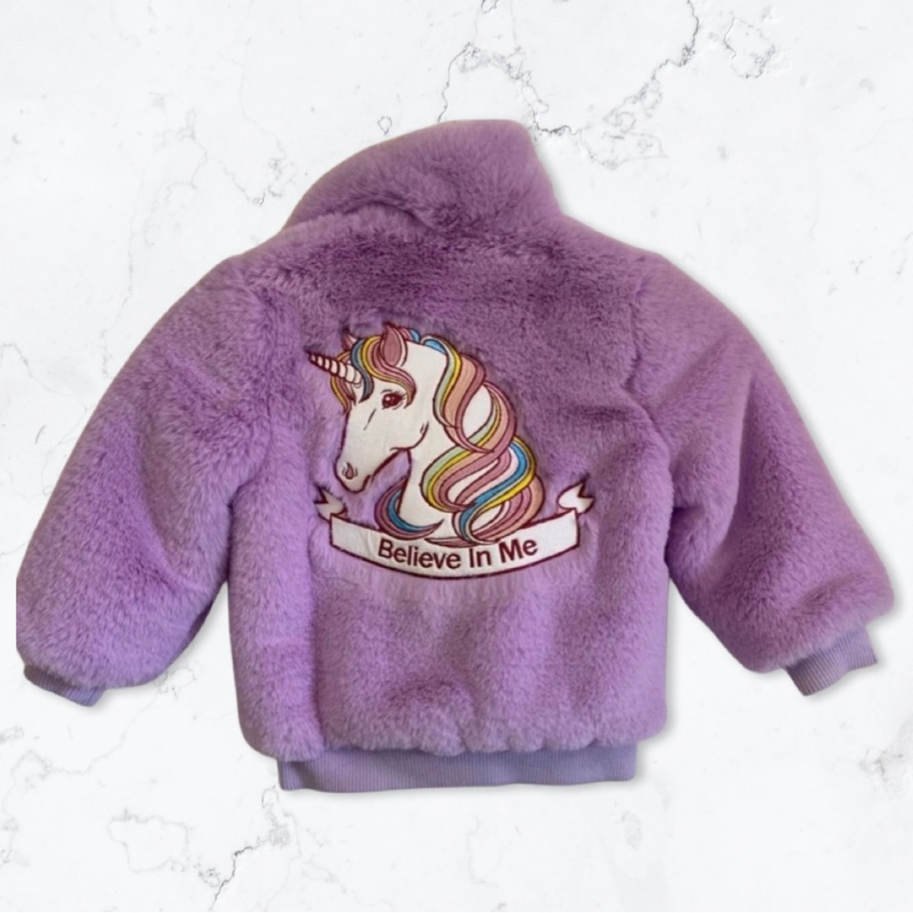 Rock your kid - Fur jacket NWT size 2